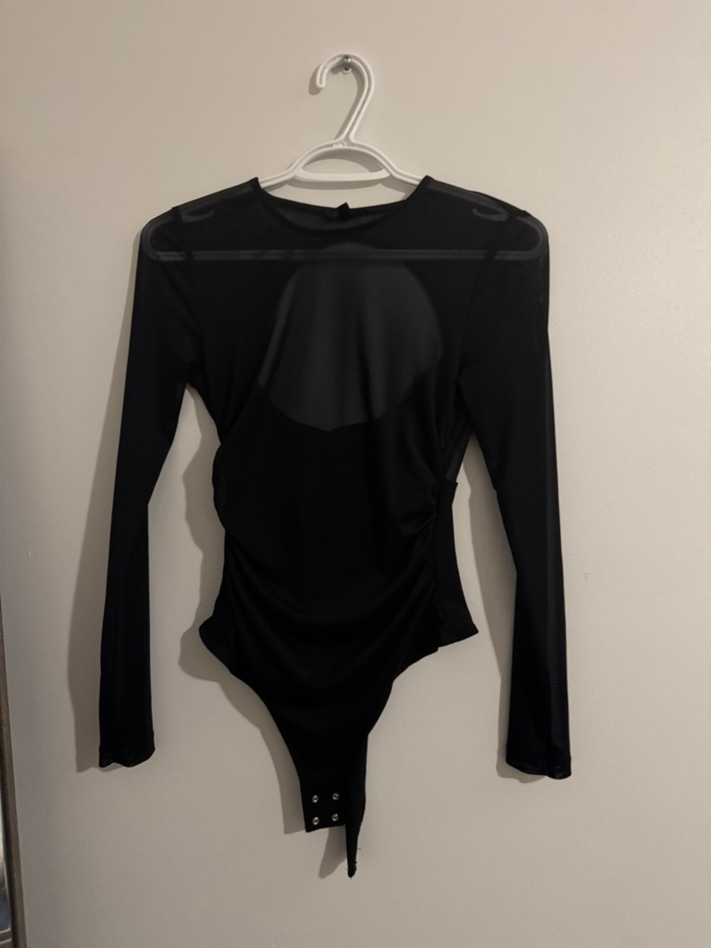 Dynamite mesh open back bodysuit